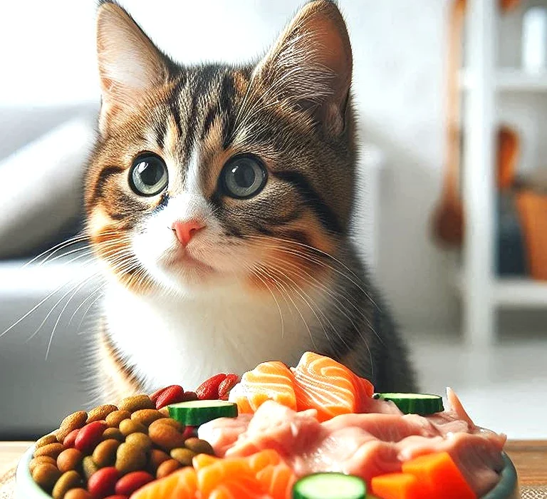 racao natural para gatos