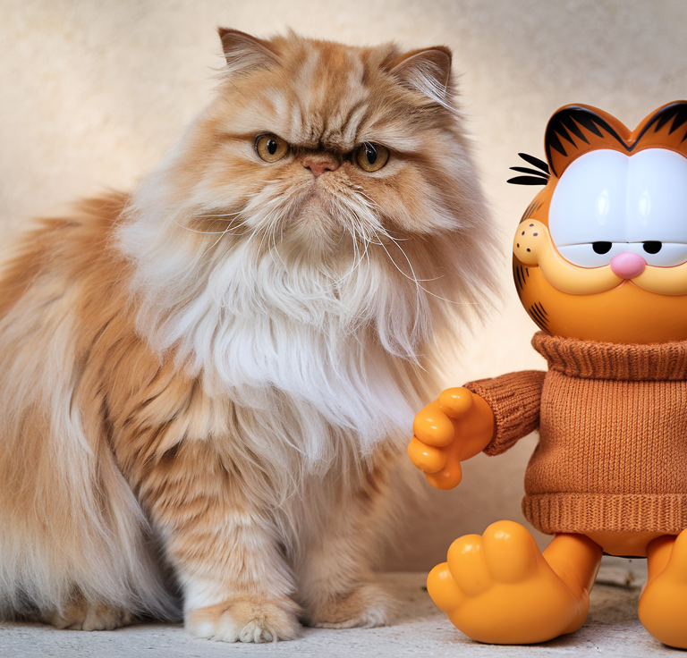 raça do gato Garfield